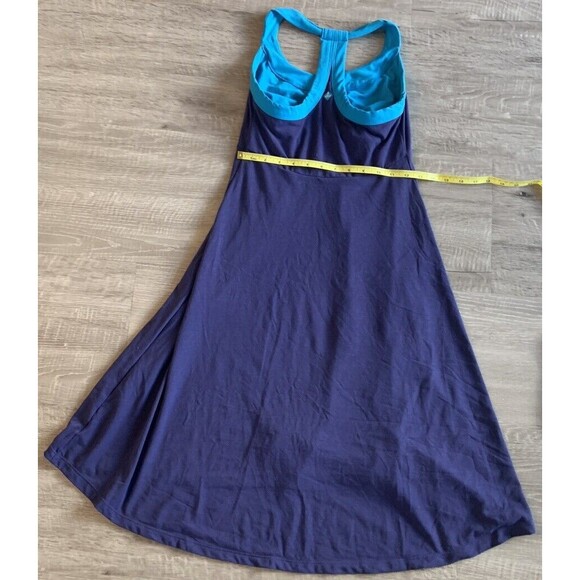 Prana Womens Cali A-Line Dress Outdoors Active Athletic Built In Bra Purple Sz S - Picture 2 of 4